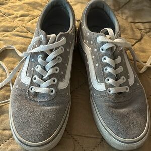 VANS women’s gray suede sneakers size 7